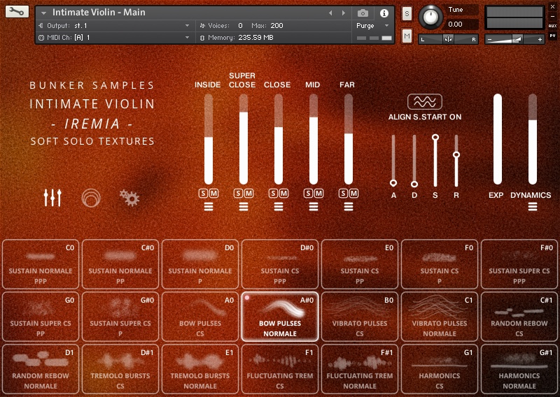 Bunker Samples Intimate Violin "Iremia" - soft, fragile and achingly beautiful